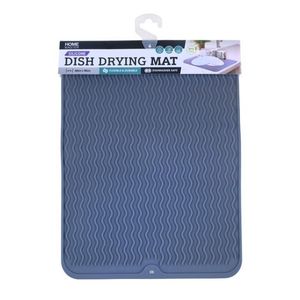 Cleaning Tools: Dish Drying Draining Silicone Mat Grey