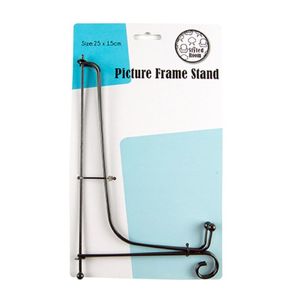 Photo Frames: Black Metal Picture Frame Stand - Large