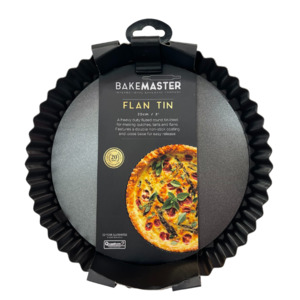 Bakemaster Round Flan-Quiche Pan 20x3.5cm