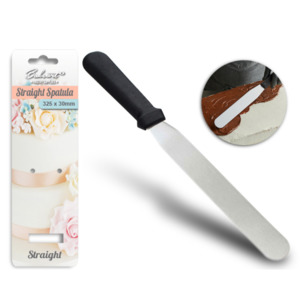 BakeArt Flat Icing Spatula Black Handle