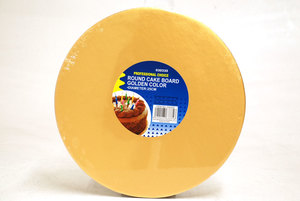 Cake Decorating: Cake Board Round Gold 25cm