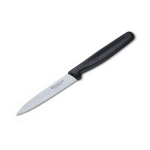 Victorinox Knife Vegetable Black - Wavy 10cm