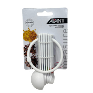 Avanti Plastic Measuring Spoon Set of 6