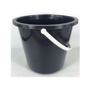 Black Plastic Bucket