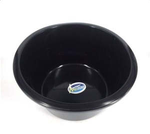 Laundry Buckets Basins: Wash Bowl - Black