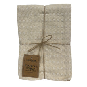 Tea Towel Cotton Union 2pk Natural