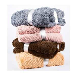 Blankets Linen: Blanket PV Fleece and Sherpa 125cmx150cm