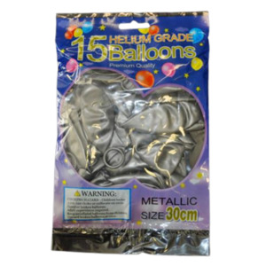 Balloons - Metallic Silver