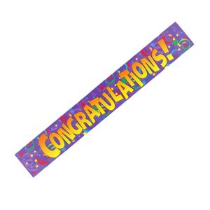 Decorations: Congratulations Banner