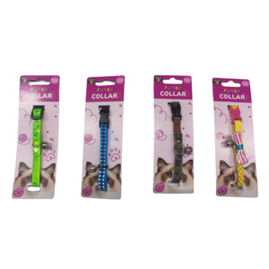 Leads Collars: Funky Pet Collar with Bell (Cat)
