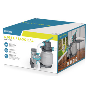 Pool Accessories: Bestway Sand Filter Pump 1600gal