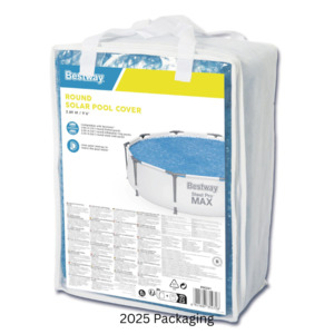Pool Accessories: Bestway Flowclear 3.05m Round Solar Pool Cover