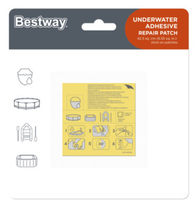 Pool Cleaning Repair: Underwater Adhesive Repair Patch 6.5cm x 6.5cm