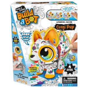 Educational: Build A Bot - Colour & Create Corgi Pup