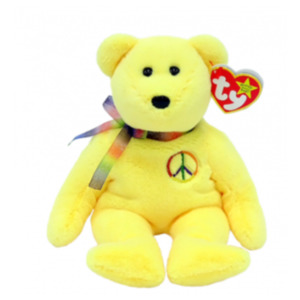 Licensed: TY Peace II - Yellow Bear Reg