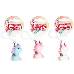 Unicorn Bag Tag 5.5cm