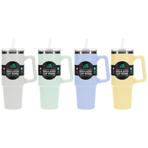 Versa Insulation Cup with Straw 850ml