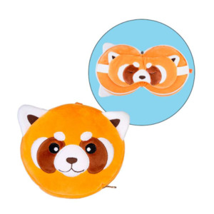 Smooshos Pals Travel Red Panda Mask and Pillow