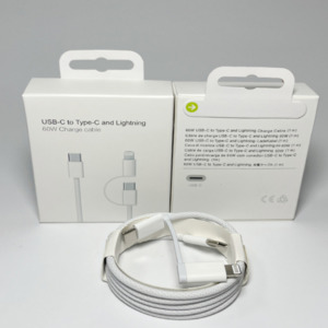 Phone Cables: Lightning 1M FD 60W Type C-C 1M