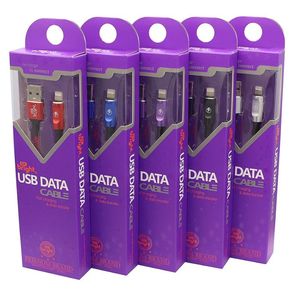 Phone Cables: Lightning Round Shape with LED Light Cable