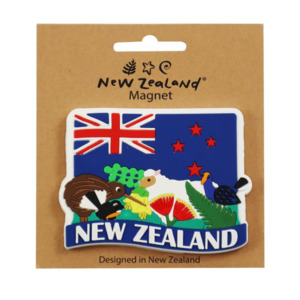 Magnets Keyrings: PVC Magnet - NZ Animals - Soft