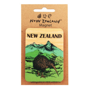 Magnets Keyrings: Magnet NZ Kiwi Bird 55x75mm