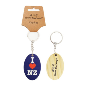 NZ Keyring - I Heart NZ