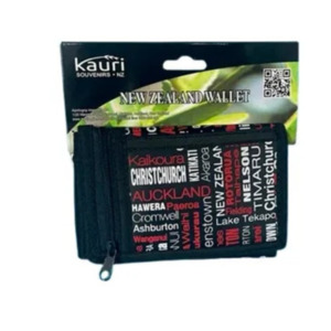 Souvenir: NZ Wallet - NZ City Names