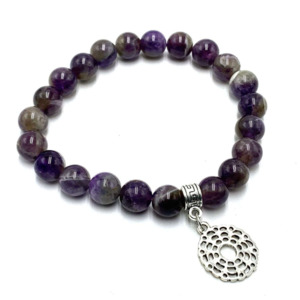 Bracelet Amethyst Crown Chakra