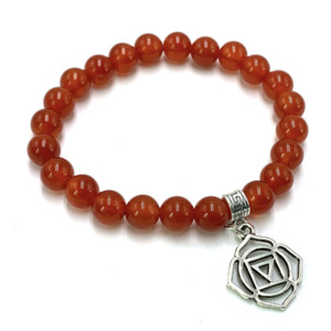 Bracelets: Bracelet Carnelian Root Chakra