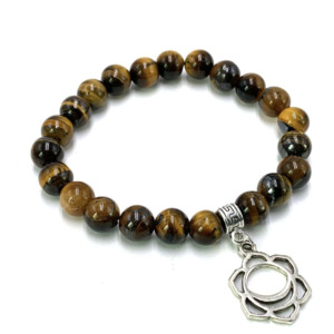 Bracelets: Bracelet Tiger Eye Sacral Chakra