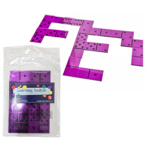 Board Games: Dominoes Purple 28pc