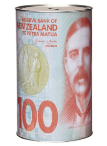 Money Tin Box $100 Note