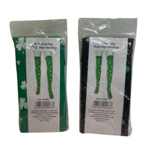 St Patricks Day: St Patricks Day Stockings - Thigh High