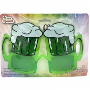 St Patricks Day: Green Beer Party Glasses
