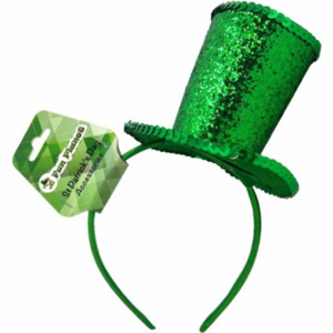 St Patricks Day: St Patricks Day - Top Hat Headband