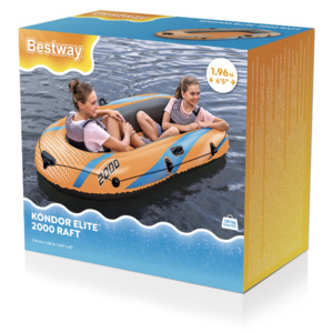Bestway: Bestway Kondor Elite 2000 Raft - 1.96m x 106cm