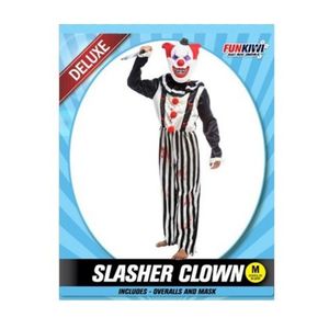 Childrens Costumes: Deluxe Child Costume - Slasher Clown
