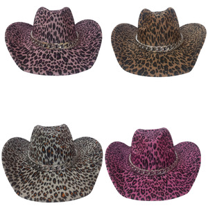 Leopard Print Cowboy Hat