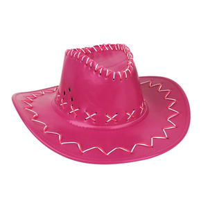 Fuscia Light Up Cowboy Hat