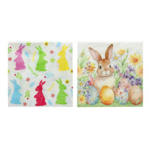 Easter: Easter Napkins 20pk Asst