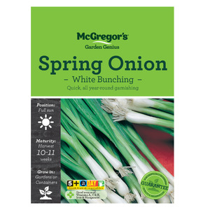 Seeds: Seeds M6820 Spring Onion - White Bunching