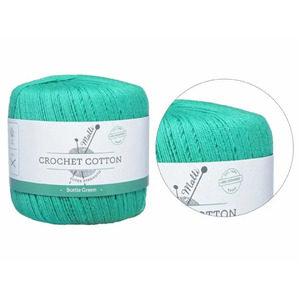 Art Supplies Craft: Super Strength Crochet - Bottle Green