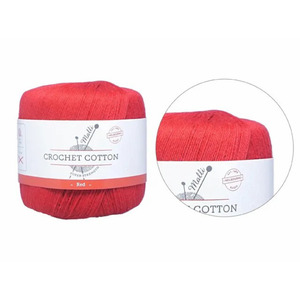 Art Supplies Craft: Super Strength Crochet - Red