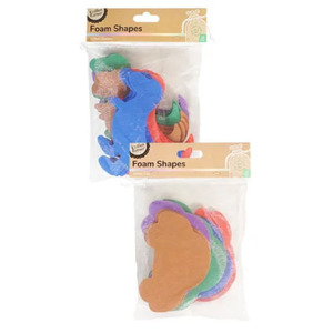 Art Supplies Craft: Foam Shapes Cars & Dinosaurs