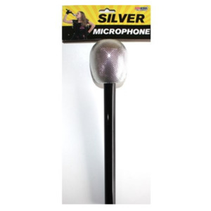 Costume Accessories: FunKiwi - Silver Microphone