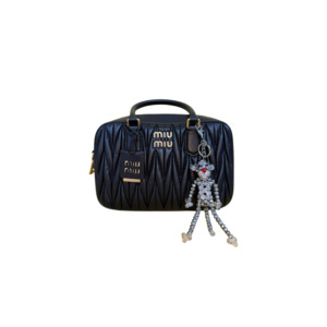 Bag charm: Grey Darling Maxi Bag Charm