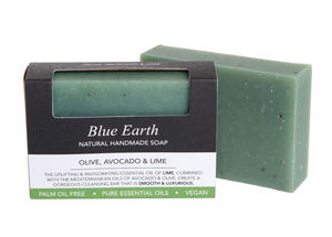 Skincare: Blue Earth - Olive, Avocado and Lime Soap