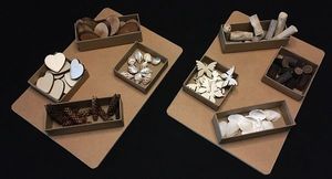 80 pce Two Board Sorting Trays – Natural