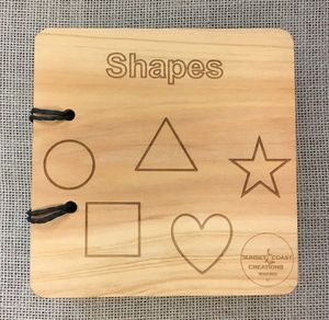 Wooden Shapes Book – English
